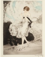 Print canvas lady for sale  Topsham