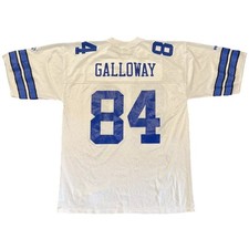 Camiseta masculina branca Dallas Cowboys Joey Galloway grande, usado comprar usado Camiseta masculina branca Dallas Cowboys Joey Galloway grande, usado comprar usado  Enviando para Brazil