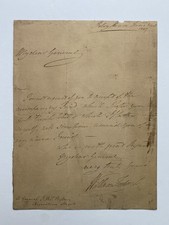 Georgian 1807 autograph for sale  LONDON