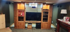 Entertainment center oak for sale  Crown Point