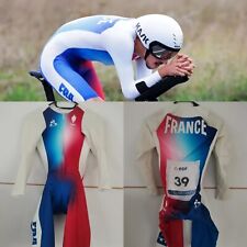 maillot porté Alexandre Leauté Jeux Olympiques Paris charity cycling cyclisme segunda mano  Embacar hacia Mexico