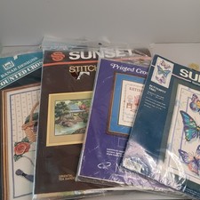Lot 3crossstitch crewel for sale  East Helena