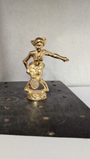 Boneco de tênis feminino vintage dourado metal troféu topper comprar usado  Enviando para Brazil