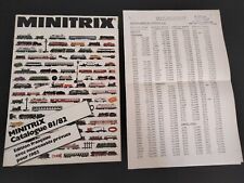 1981 minitrix catalogue usato  Romallo