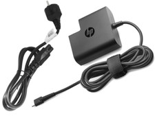 Używany, Oryginalny zasilacz HP 65W 20-5V 3-5A USB-C TPN-CA06 TPN-AA03 + kabel zasilający na sprzedaż  PL