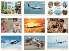 Postcards air travel for sale  RINGWOOD