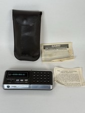 Relógio despertador Casio CQ-1 calculadora de quartzo computadorizada cronômetro, FUNCIONANDO comprar usado  Enviando para Brazil