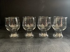 4 - COPOS DE COQUETEL DE CERVEJA VINTAGE DE VIDRO FEDERAL. 5,25 pol. de altura, usado comprar usado  Enviando para Brazil