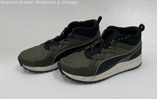 Tênis Puma Masculino Verde Preto Têxtil Sólido Athletic Pacer Next SB WTR Tamanho 11.5 comprar usado  Enviando para Brazil