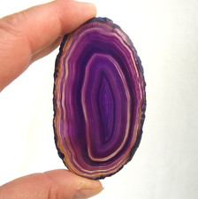 Banded purple agate for sale  BLACKPOOL