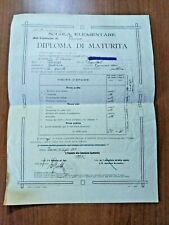 Troina 1910 diploma usato  Trappeto