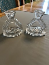 Pair cut glass for sale  MELTON MOWBRAY