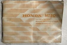 Honda mt50 owner for sale  KNUTSFORD