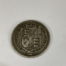 1887 silver shilling for sale  BIRMINGHAM