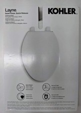 Assento sanitário alongado Kohler Layne QR R34069-0 fechamento silencioso branco antimicrobiano comprar usado Assento sanitário alongado Kohler Layne QR R34069-0 fechamento silencioso branco antimicrobiano comprar usado  Enviando para Brazil