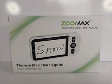 Lupa eletrônica portátil Zoomax neve EM-RV4VL para deficiência visual comprar usado  Enviando para Brazil