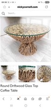 Driftwood glass top for sale  HIGH WYCOMBE