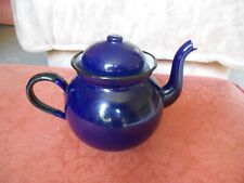 Blue enamel tea for sale  NORTHWICH