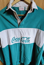 Camisa Rugby Coca Cola Vintage Talla L, usado segunda mano  Embacar hacia Argentina