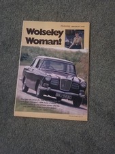 Wolseley restoration report for sale  NOTTINGHAM