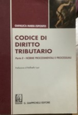 Codice diritto tributario usato  Civita Castellana