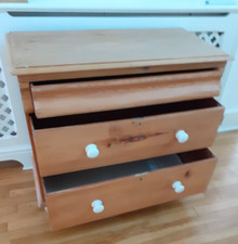 Antique pine chest for sale  WESTON-SUPER-MARE