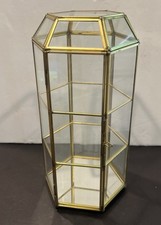 Vintage brass glass for sale  Medford