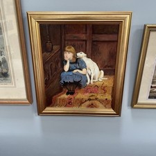 Framed oil canvas for sale  SKEGNESS
