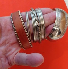 Lot bracelets manchettes d'occasion  Frontignan