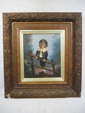 Antique painting boy for sale  STOKE-ON-TRENT