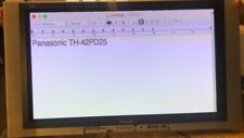 Panasonic inch plasma for sale  Winchester