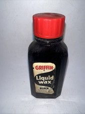 Cera líquida Griffin Brand preta em garrafa de vidro, ótimo estado vintage! comprar usado  Enviando para Brazil
