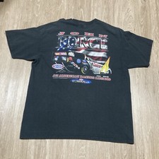 Camiseta John Force XL 90s 00s Y2k bandeira dos EUA EUA NHRA corrida carro corrida corrida comprar usado  Enviando para Brazil