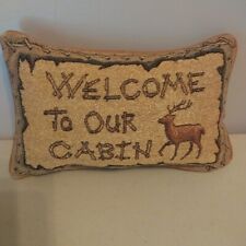 Tapestry pillow welcome for sale  Benton Harbor