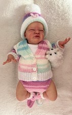 Hand knitted newborn for sale  SOUTHAMPTON