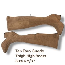 Tan faux suede for sale  Milford