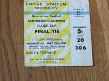Ticket 1968 european for sale  DUNMOW