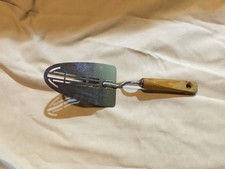 Espátula vintage ANDROCK faca torta entalhada servidor bolo cabo de madeira cromado EUA comprar usado  Enviando para Brazil