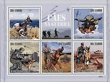 Hoja de recuerdo de animales domésticos para mascotas militares de perros de guerra de 5 MNH segunda mano  Embacar hacia Mexico