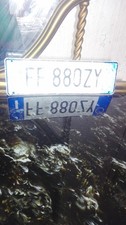 Targa auto autentica usato  Sora