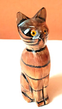 Wooden cat figure d'occasion  Expédié en Belgium