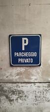 Cartello metallo parcheggio usato  Pagani