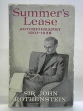 Summer's Lease: Autobiography, 1901-1938 (John Rothenstein - 1965) (ID:21746) segunda mano  Embacar hacia Mexico