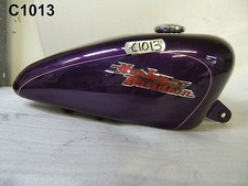 Harley Davidson Sporster 1200 2001 Tanque Genuíno Chips De Pedra Pequeno Amassado C1013 comprar usado  Enviando para Brazil