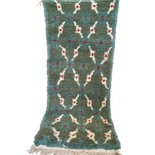 Tapete berbere marroquino vintage tecido à mão lã verde Kilim Azilal tapete tribal comprar usado Tapete berbere marroquino vintage tecido à mão lã verde Kilim Azilal tapete tribal comprar usado  Enviando para Brazil