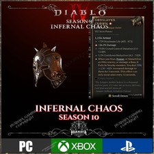 💥Diablo 4💥 KAŻDA KLASA💥 GRA KOŃCOWA 💥SEZON 10 Piekielny Chaos💥KORONA ZABÓJCY BOGÓW na sprzedaż  PL