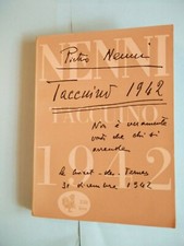 Nenni taccuino 1942 usato  Modena