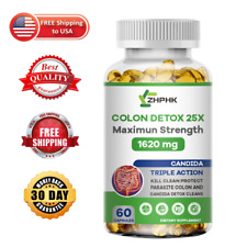 Remover parasita ANTI PARASITA & CANDIDA DETOX limpeza corporal ULTRA FLASH CÓLON 60 comprar usado  Enviando para Brazil