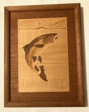 Wood marquetry framed for sale  Milford