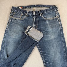 Jeans masculino Edwin 32x32 slim fit selvedge denim feito no Japão EOS-710 stretch comprar usado  Enviando para Brazil